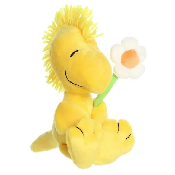 Peanuts Woodstock with Flower Stuffed Animal by Aurora