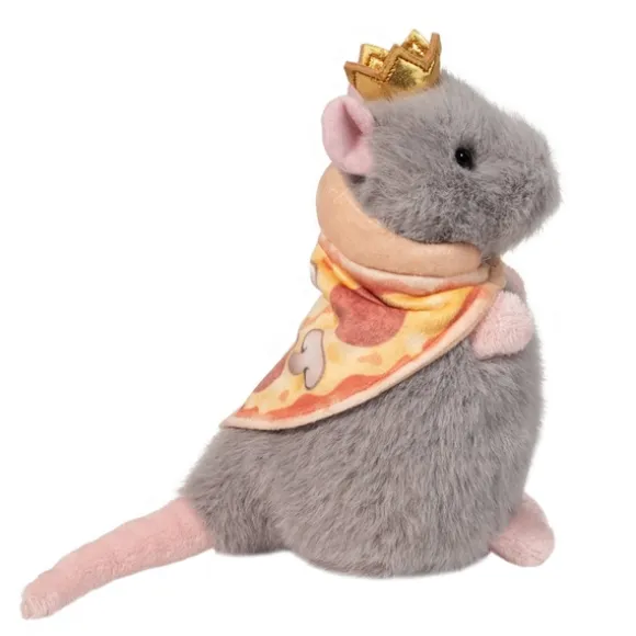 Pizza Rat Stuffed Animal Macaroon Plush by Douglas