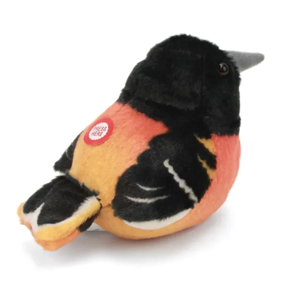 Plush Baltimore Oriole Audubon Bird with Sound by Wild Republic