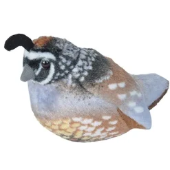Plush California Quail Audubon Bird with Sound by Wild Republic
