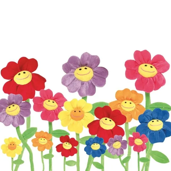 Plush Flower Bouquet with 6 Poseable Flowers by Fiesta