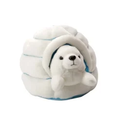 Plush Harp Seal And Igloo by Wild Republic