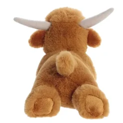 Plush Highland Cow Mini Flopsie by Aurora