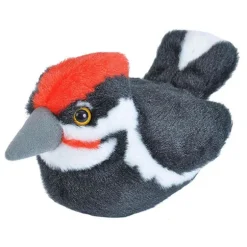 Plush Pileated Woodpecker Audubon Bird with Sound by Wild Republic