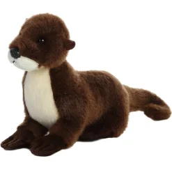 Plush Sliddy the Stuffed River Otter Mini Flopsie by Aurora