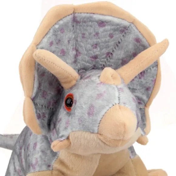 Plush Triceratops 12 Inch Stuffed Dinosaur Cuddlekin by Wild Republic