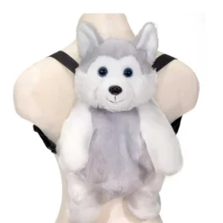 Plush Wolf Backpack by Fiesta