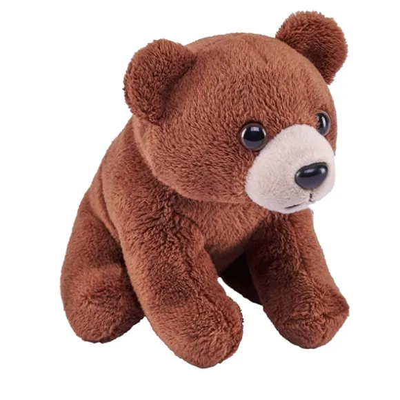 Pocketkins Eco-Friendly Small Plush Brown Bear by Wild Republic