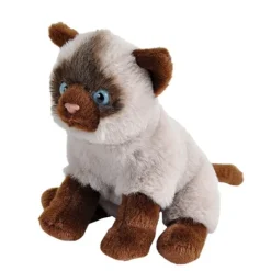Pocketkins Eco-Friendly Small Plush Siamese Cat by Wild Republic