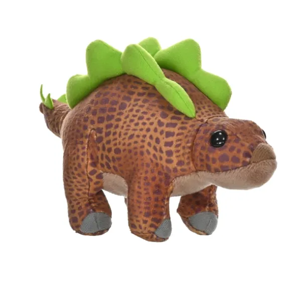 Pocketkins Eco-Friendly Small Plush Stegosaurus Dinosaur by Wild Republic