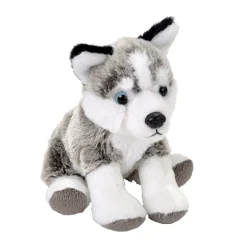 Pocketkins Eco-Friendly Small Plush Husky Dog by Wild Republic