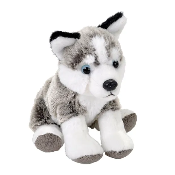 Pocketkins Eco-Friendly Small Plush Husky Dog by Wild Republic