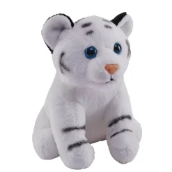 Pocketkins Eco-Friendly Small Plush White Tiger by Wild Republic