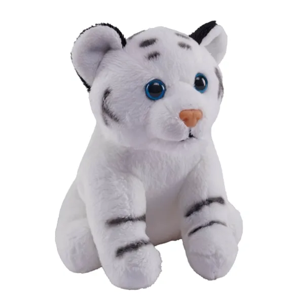 Pocketkins Eco-Friendly Small Plush White Tiger by Wild Republic