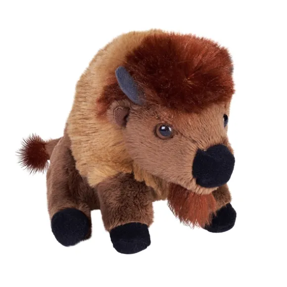 Pocketkins Eco-Friendly Small Plush Bison by Wild Republic