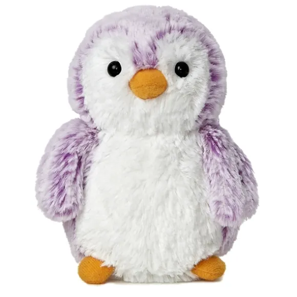 Pompom the Little Purple Baby Penguin Stuffed Animal by Aurora