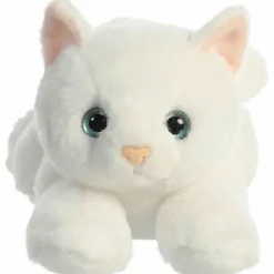 Precious the Plush White Cat Flopsie by Aurora