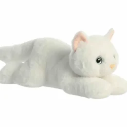 Precious the Plush White Cat Flopsie by Aurora