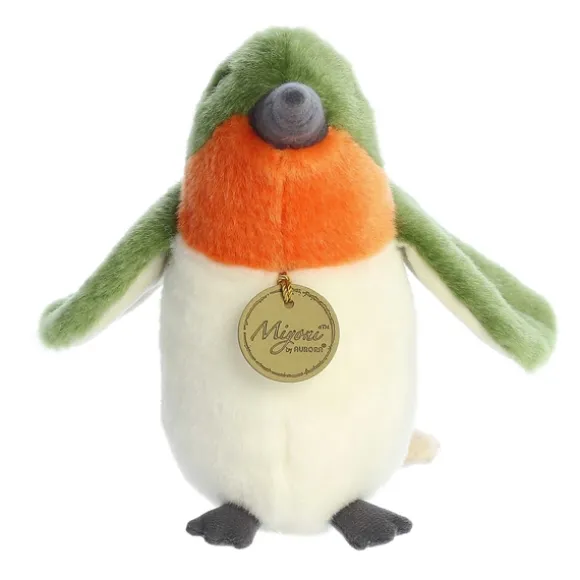 Realistic 9 Inch Stuffed Ruby-Throated Hummingbird Miyoni Plush by Aurora