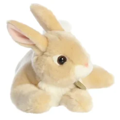 Realistic Miyoni Resting Tan Rex Bunny Stuffed Animal by Aurora
