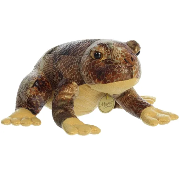 Realistic Stuffed American Bullfrog 11 Inch Miyoni Plush by Aurora