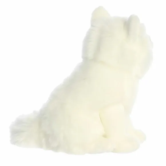 Realistic Stuffed Arctic Fox 10 Inch Miyoni Plush by Aurora