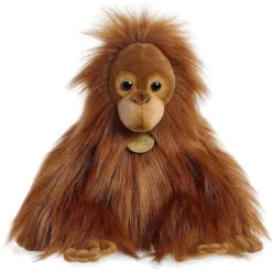 Realistic Stuffed Baby Orangutan 11 Inch Miyoni Plush by Aurora