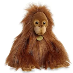 Realistic Stuffed Baby Orangutan 11 Inch Miyoni Plush by Aurora