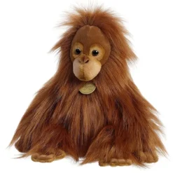 Realistic Stuffed Baby Orangutan 11 Inch Miyoni Plush by Aurora