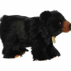 Realistic Stuffed Black Bear Cub 10 Inch Miyoni Plush by Aurora