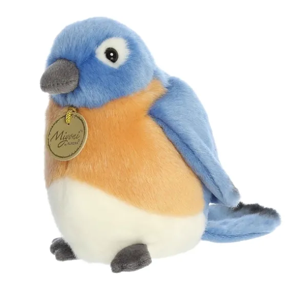 Realistic Stuffed Bluebird 7 Inch Miyoni Plush by Aurora