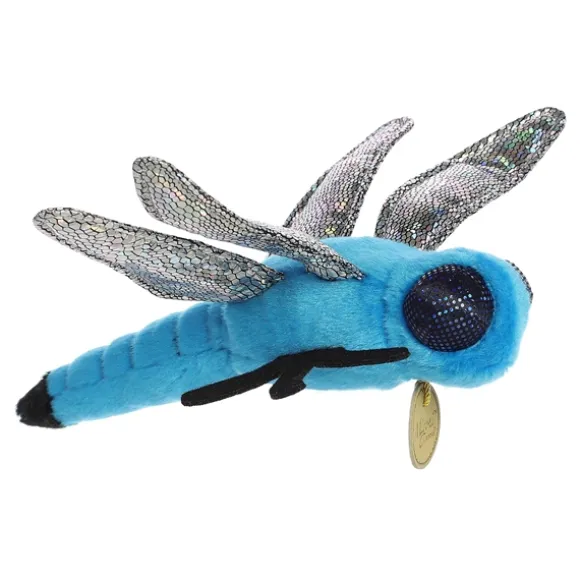 Realistic Stuffed Blue Dasher Dragonfly 10.5 Inch Miyoni Plush by Aurora