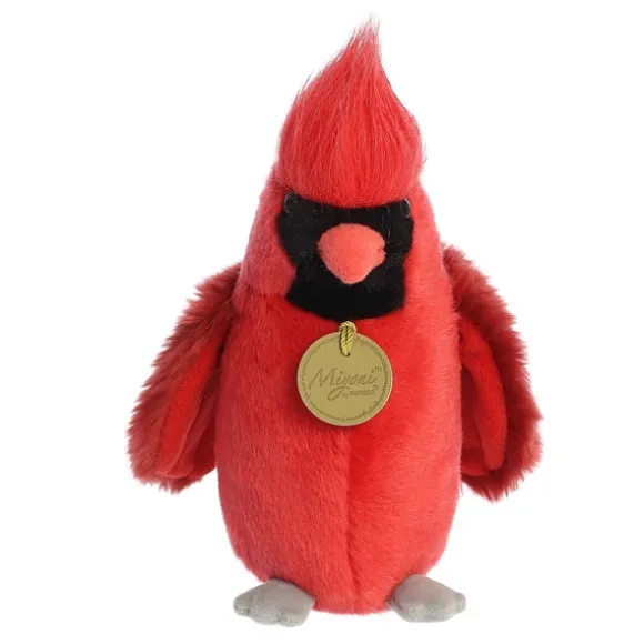 Realistic Stuffed Cardinal 9 Inch Miyoni Plush by Aurora