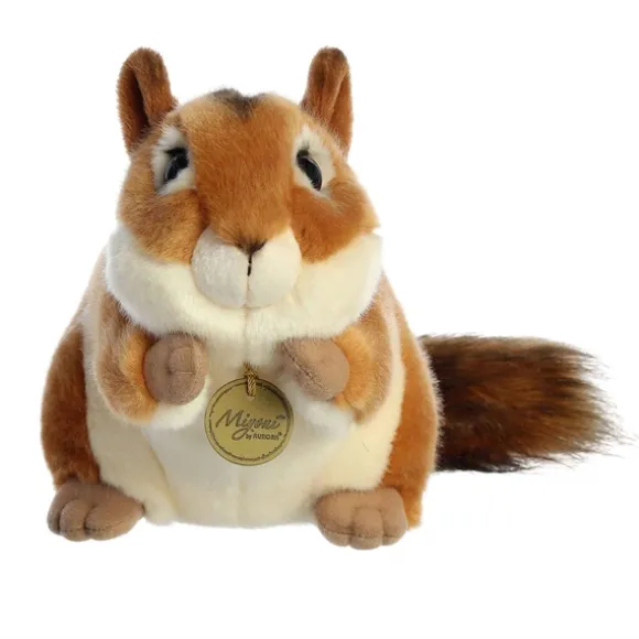 Realistic Stuffed Chipmunk 9 Inch Miyoni Plush by Aurora