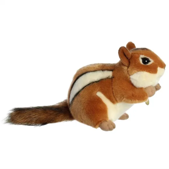 Realistic Stuffed Chipmunk 9 Inch Miyoni Plush by Aurora