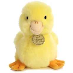Realistic Stuffed Duckling 7 Inch Miyoni Plush by Aurora