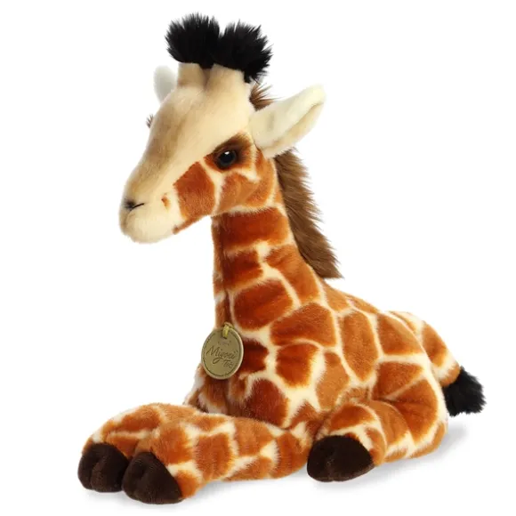 Realistic Stuffed Giraffe Calf 11 Inch Miyoni Plush by Aurora
