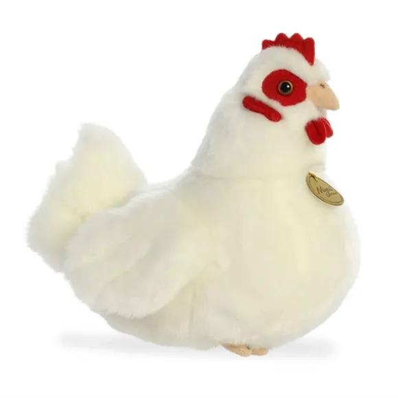 Realistic Stuffed Hen 9 Inch Miyoni Plush by Aurora