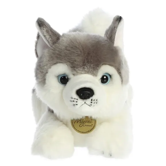 Realistic Stuffed Husky 11 Inch Plush Dog by Aurora