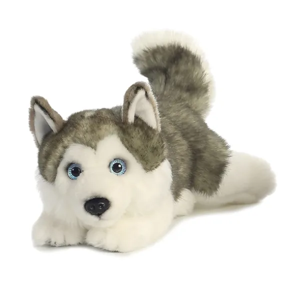 Realistic Stuffed Husky Lying Miyoni Plush by Aurora