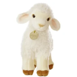Realistic Stuffed Lamb 9 Inch Plush Animal by Aurora