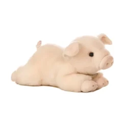 Realistic Stuffed Pig 8 Inch Plush Animal by Aurora