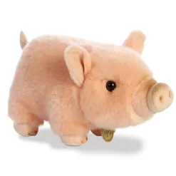 Realistic Stuffed Pink Potbellied Pig 10 Inch Miyoni Plush by Aurora