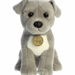 Realistic Stuffed Pit Bull Puppy 9 Inch Miyoni Plush by Aurora