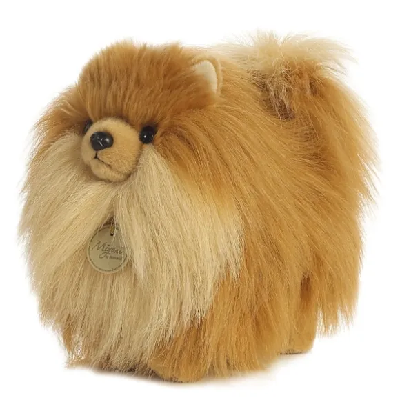 Realistic Stuffed Pomeranian 9 Inch Plush Dog by Aurora