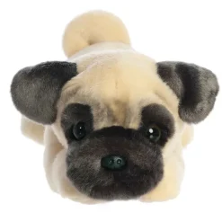 Realistic Stuffed Pug 11 Inch Miyoni Plush by Aurora