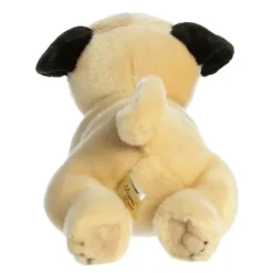 Realistic Stuffed Pug 11 Inch Plush Dog by Aurora