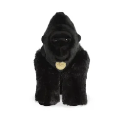 Realistic Stuffed Silverback Gorilla 12 Inch Miyoni Plush by Aurora