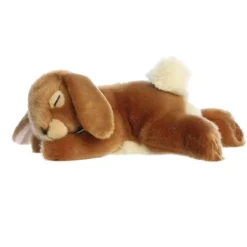 Realistic Stuffed Sleepy Cottontail Bunny 12 Inch Miyoni by Aurora