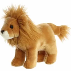 Realistic Stuffed Standing Lion Miyoni Wild Cat Plush by Aurora